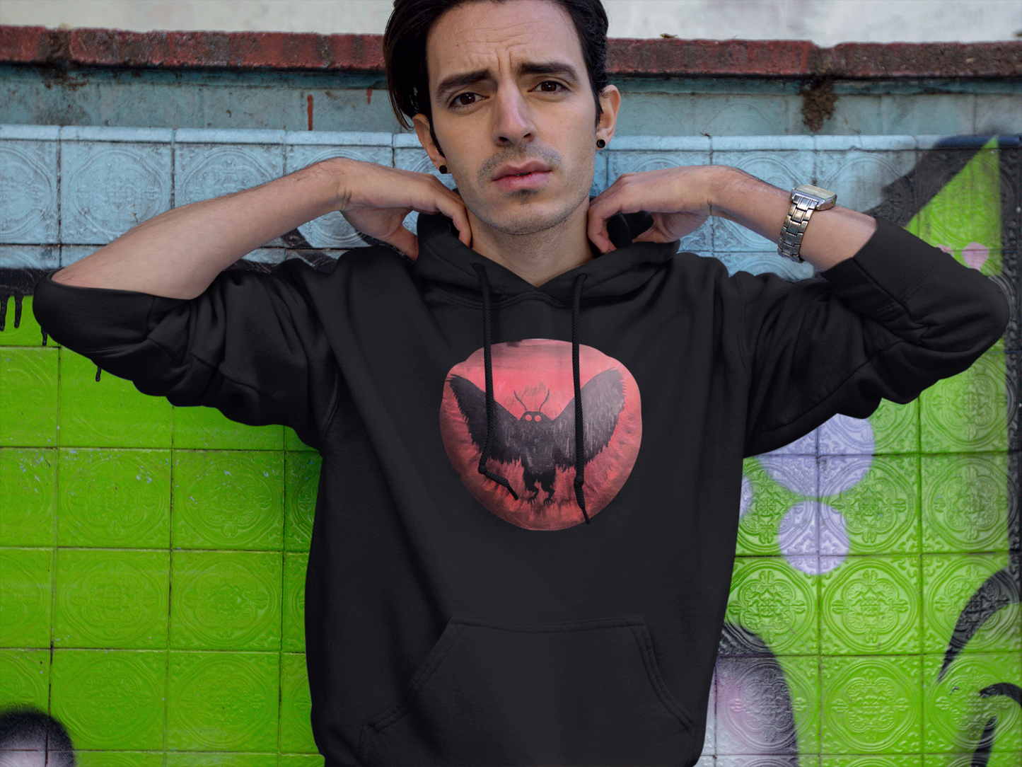 Mothman Hooded Sweatshirt